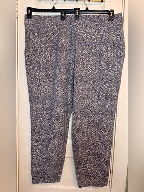 LOGO Lounge by Lori Goldstein Cotton French Terry Printed Joggers (Size 2X)